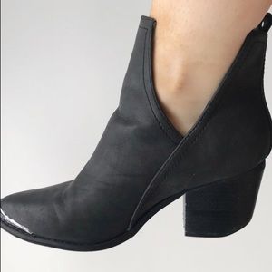 Black Cut Out Boots